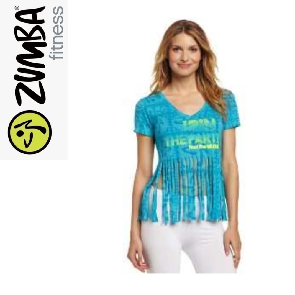 🆕️ NEW Zumba Fitness Women's Sunset V-Neck Small, Medium, Large and X-Large